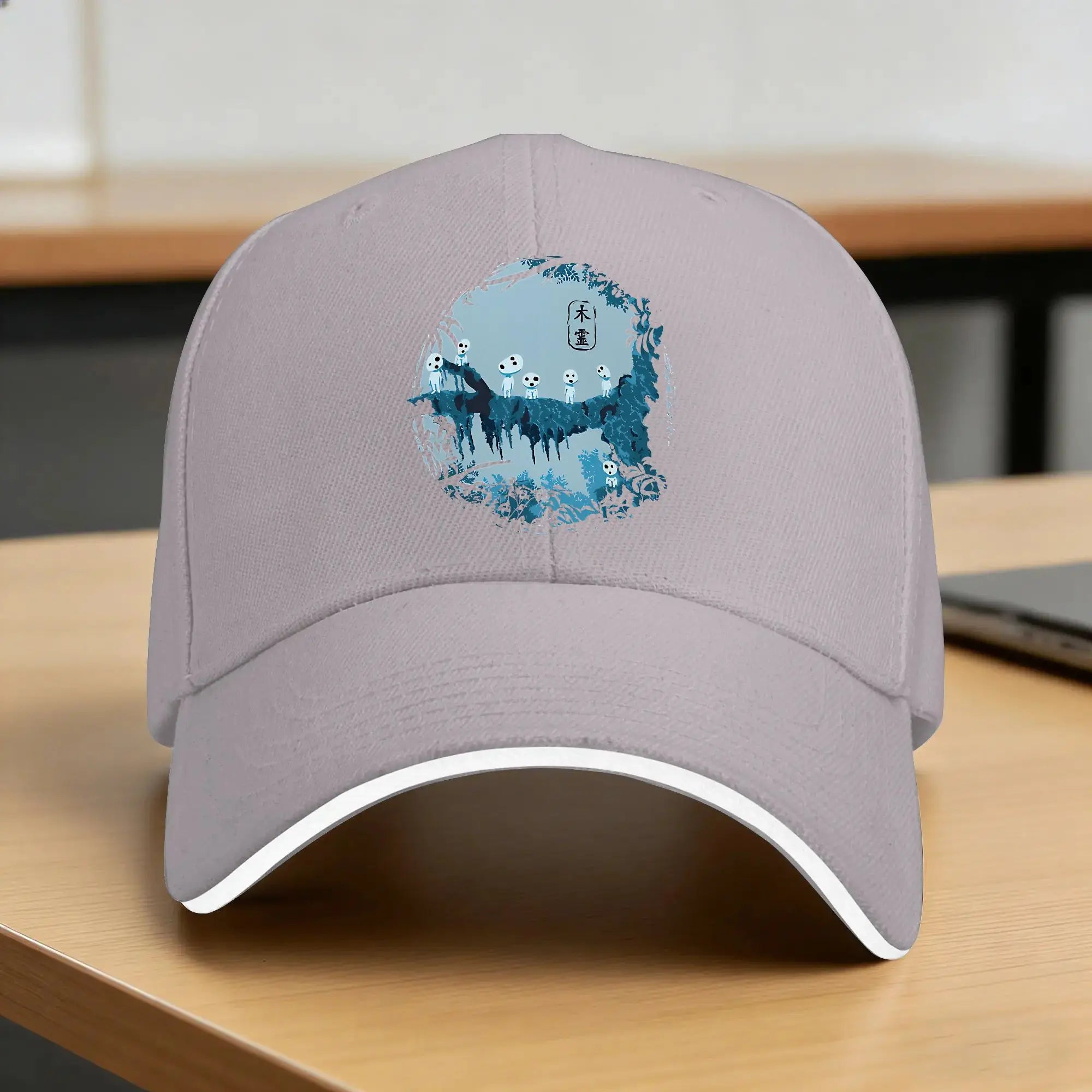 Kodama  Sun Baseball Cap Spring Unisex Men  Print Trucker Hat Sun-Proof Trendy Outdoor Sport Baseball Caps