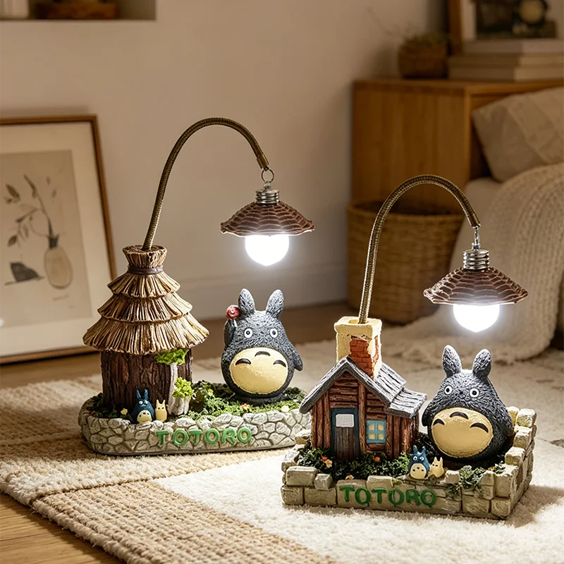 Creativity LED Desk Lamp Anime with Bulbs Night Light for Bedroom Bedsides Desktop Ornament Gift Figure Decor