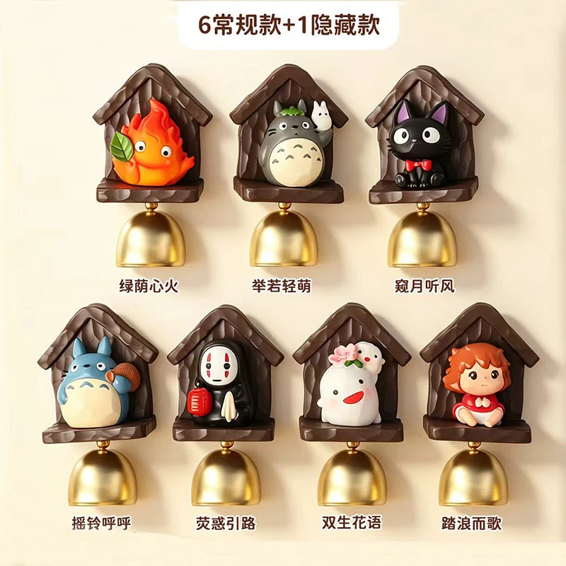 Anime Blind Box Trendy Toy Desktop Magnetic Levitating Bell Decor For