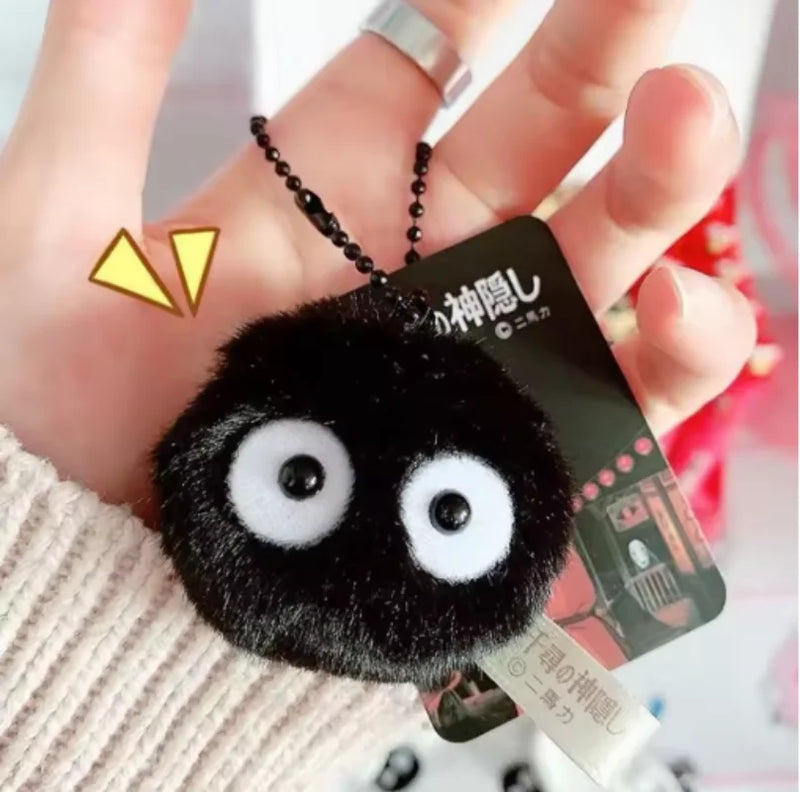 Plush Keychain  Doll School Bag Cute Pendant Hairball Keychain Clothing Accessories Hanging
