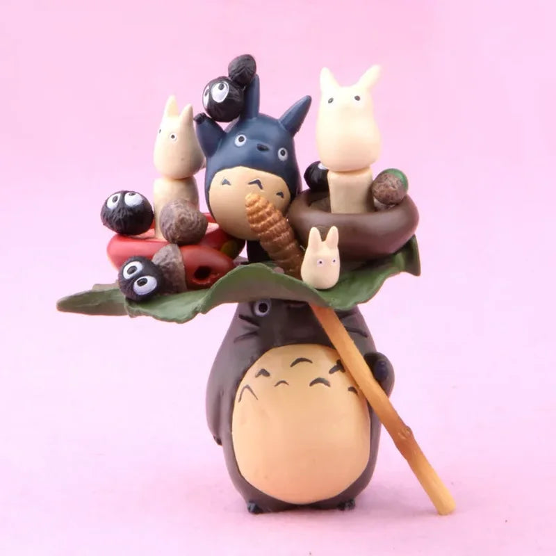 Anime Movie Doll Layered Flowers Black Cats Layered Music Boxed Figurines Children Gift