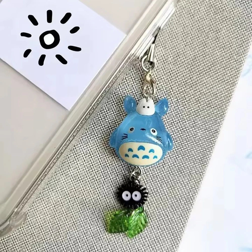 Kawaii Blue Phone Charm Cat Cosplay Pendant Accessories Handmade Y2K Gift