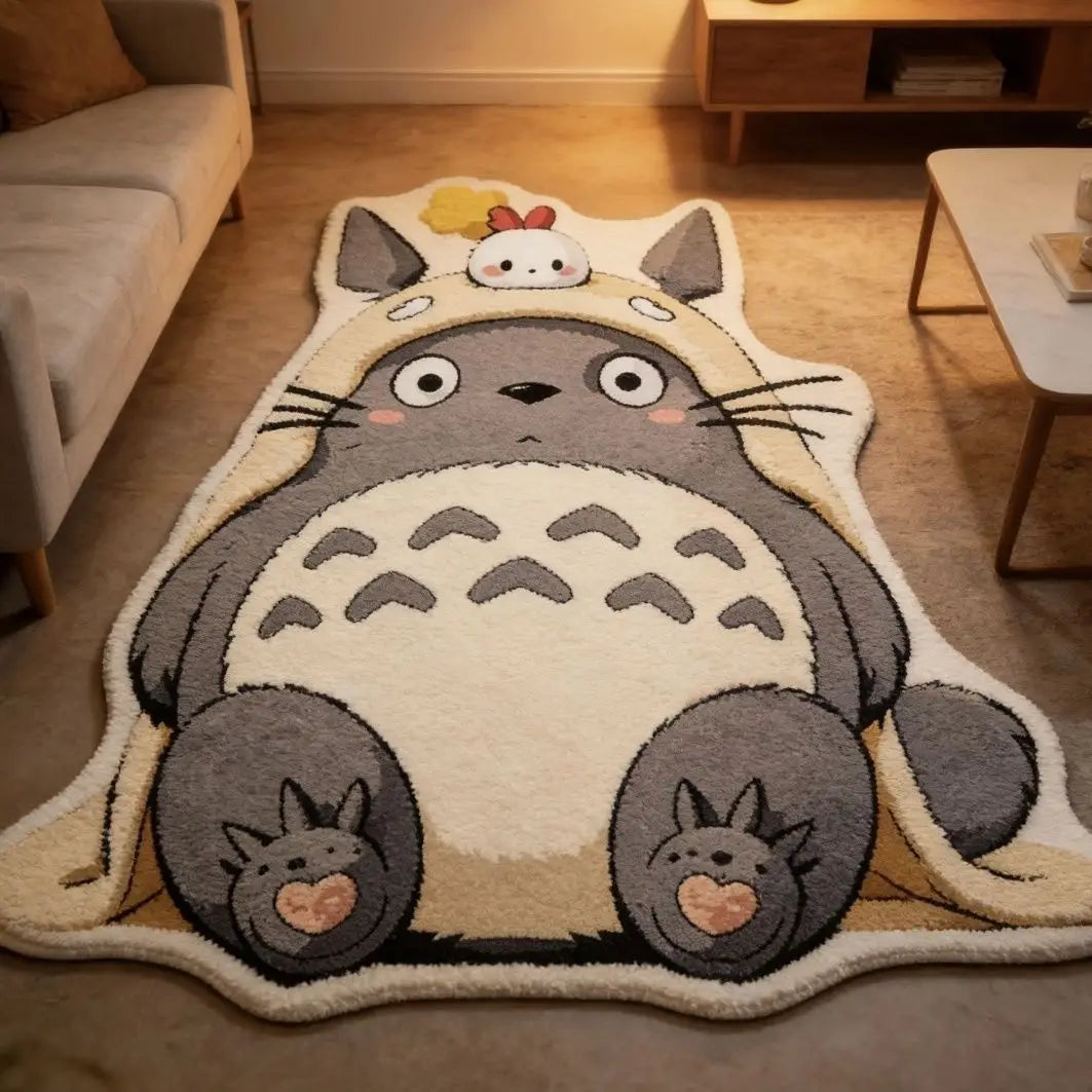 Anime Print Area Rug Soft Non-slip Floor Mat for Living Room Bedroom