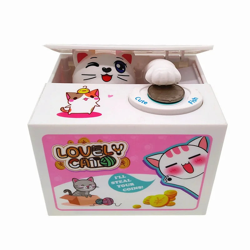 Figure Toy Bank Automatic Coin Eating Money