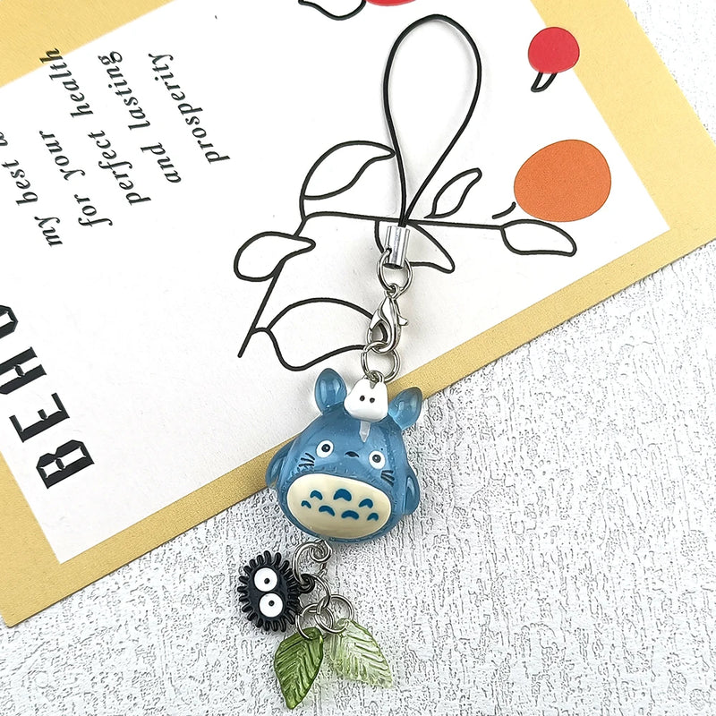 Kawaii Blue Phone Charm Cat Cosplay Pendant Accessories Handmade Y2K Gift
