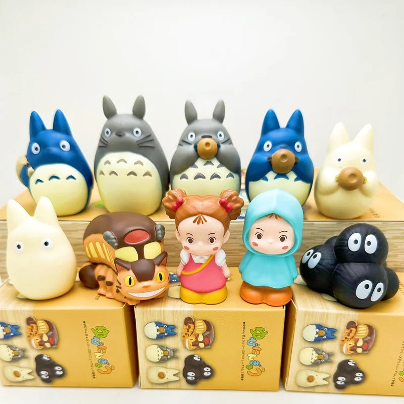 Spot Japanese Anime White Dragon Coal Ball Elf  Male Finger Doll Decoration Blind Box Finger Set Toy Birthday Gift