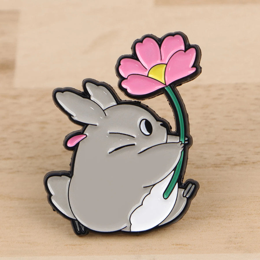 Cute Animal Enamel Pin Anime Movie Badges
