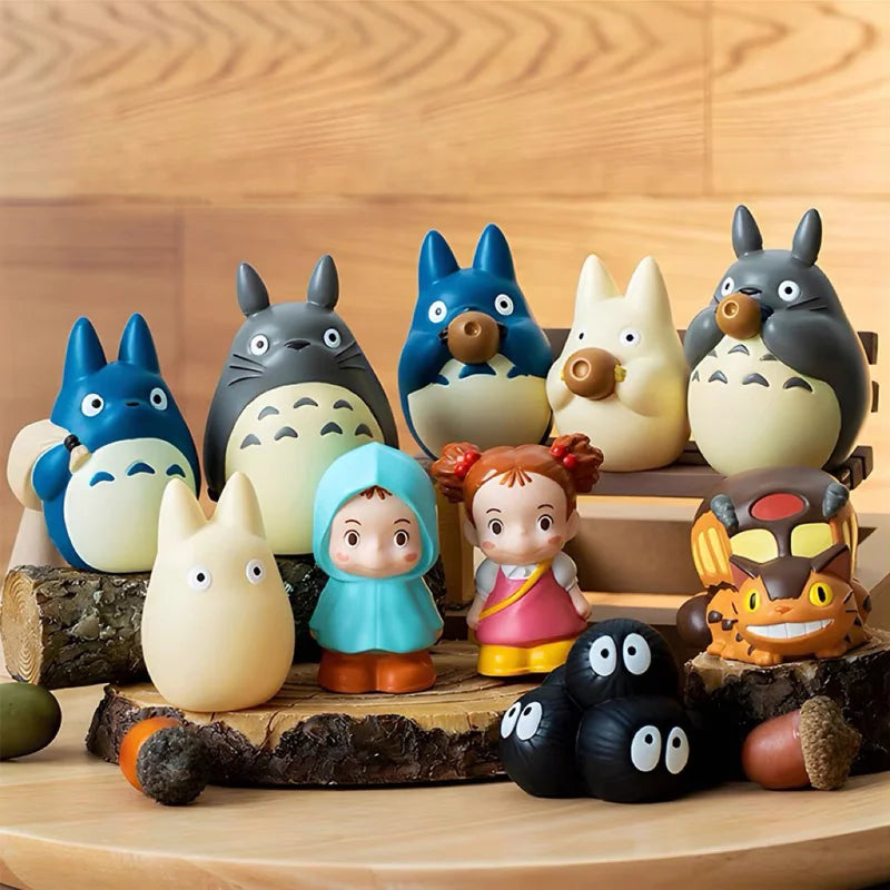Spot Japanese Anime White Dragon Coal Ball Elf  Male Finger Doll Decoration Blind Box Finger Set Toy Birthday Gift